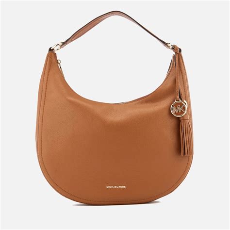 michael kors lydia large hobo acorn|Michael Kors Signature Lydia Large Hobo Bag .